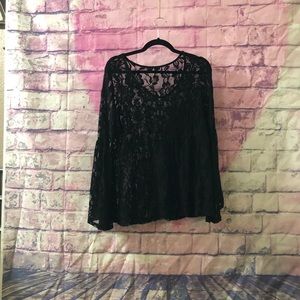 all lace blouse